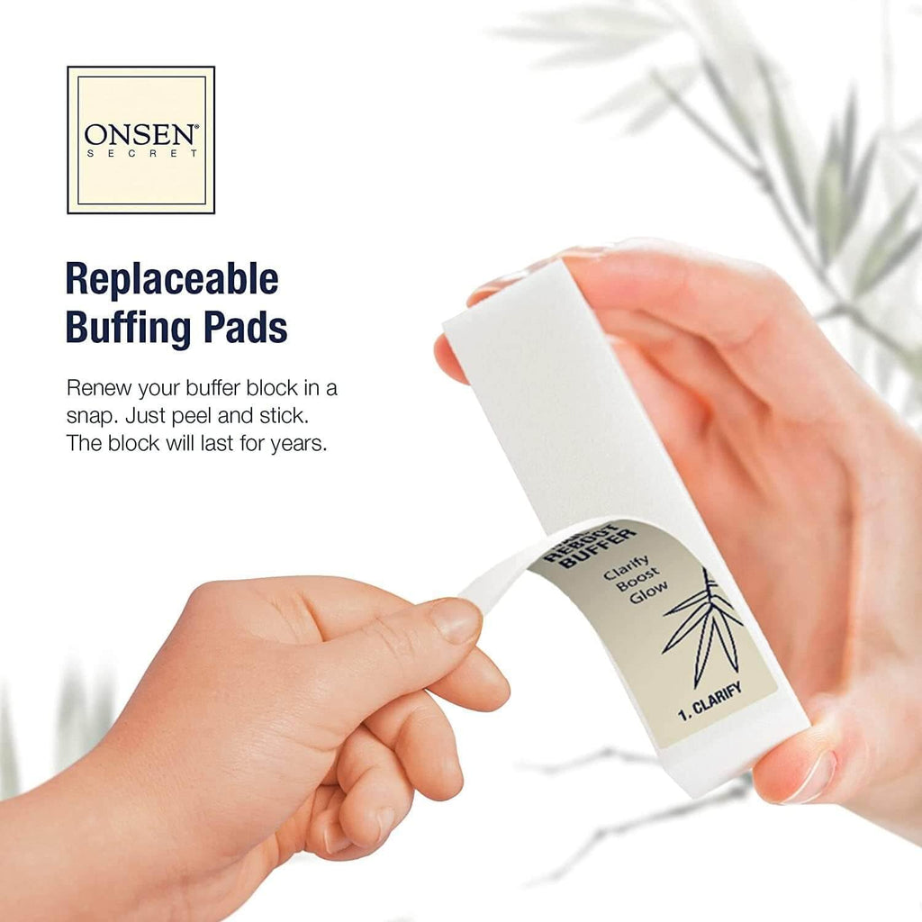 Nail Care Kit - Japanese Nail Buffer and Shine Kit - Strengthening & Shining - Spa-Quality Manicure - Organic Ingredients - Long-Lasting Shine - Easy & Safe - W/Cuticle Care Serum - 1Pk