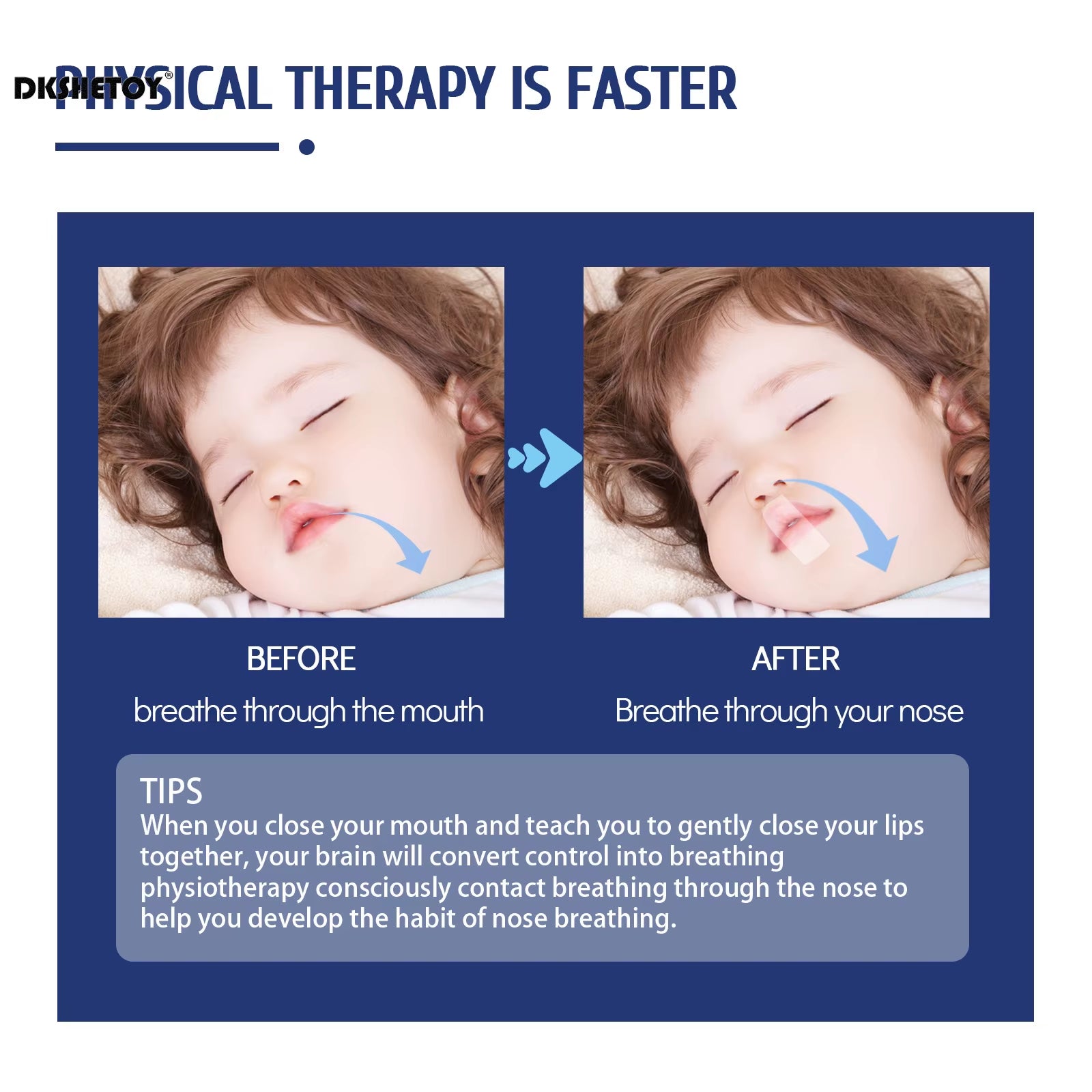 9M Snoring Tape Pe Mouth Tape Sleep Strip for Sleeping anti Snoring Mouth Tape Improve Sleep Mouth Sticker anti Snoring Strip